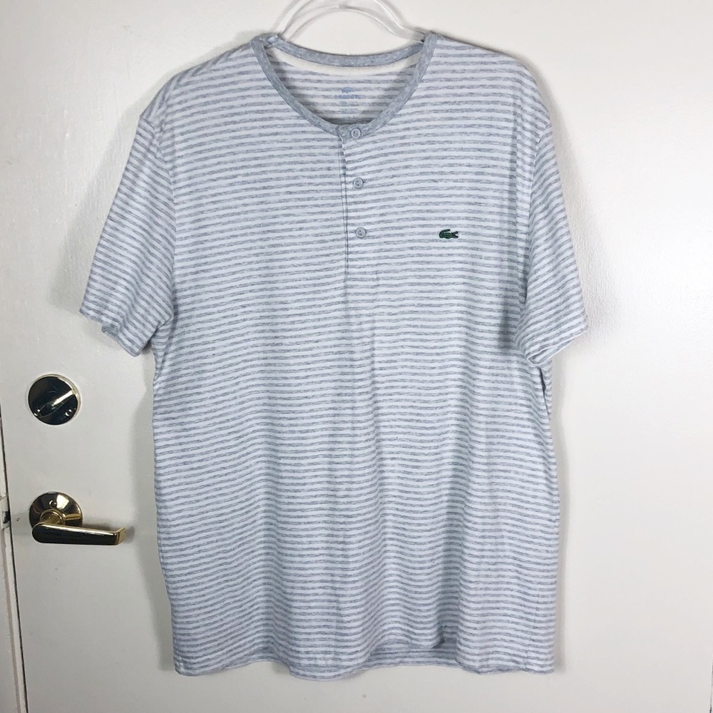 LACOSTE Men's Henley Shirt